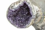 Multi-Window Amethyst Geode on Metal Stand - One Of A Kind! #199980-12